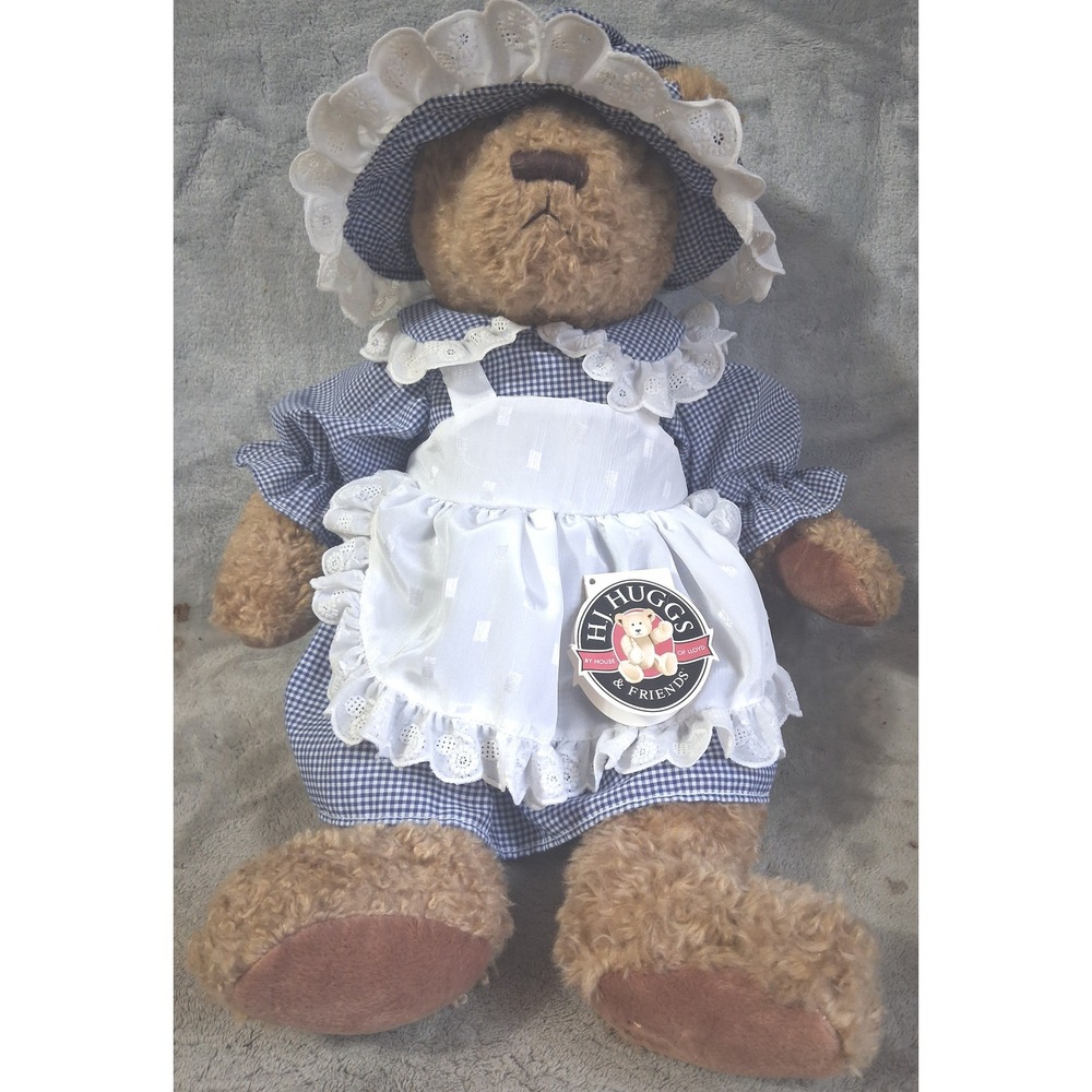 Vintage House of Lloyd H.J. Huggs Millie Bumpercrop 19" Plush Teddy Bear 2000